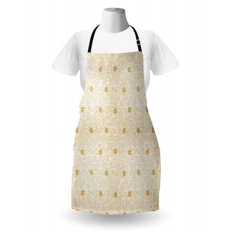 Tiny Flowers Curves Apron