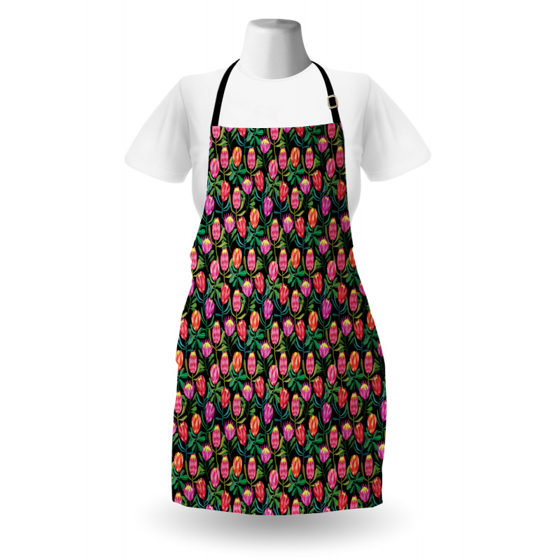 Colorful Flower Garden Apron