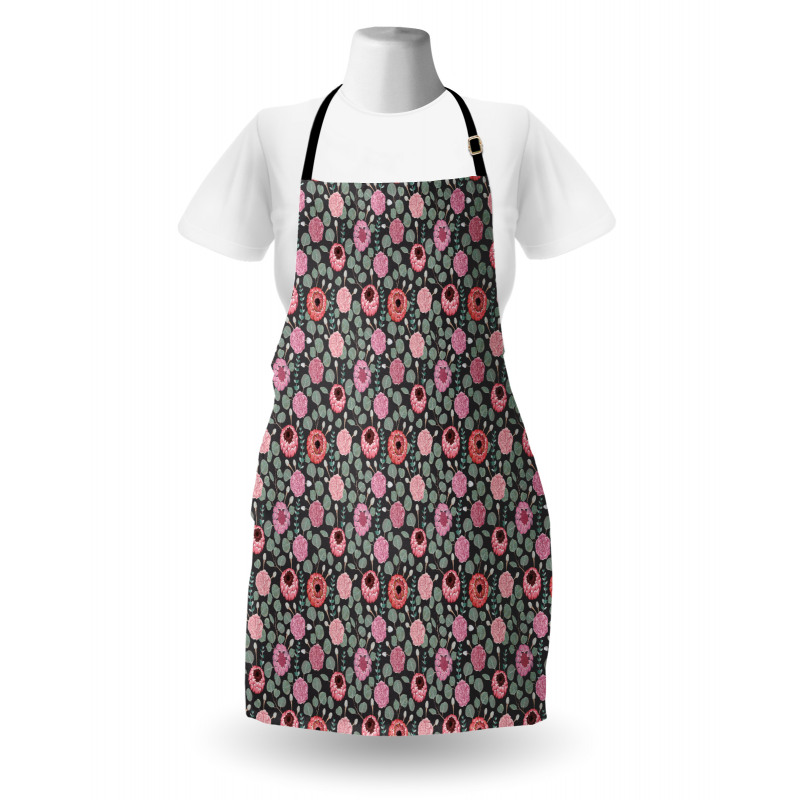 Exotic Floral Pattern Apron