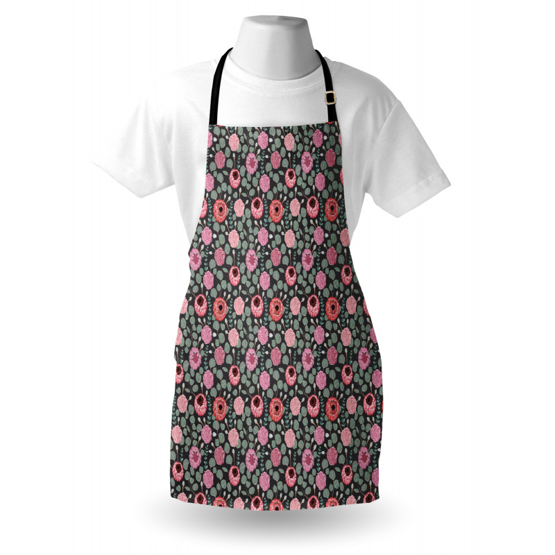 Exotic Floral Pattern Apron