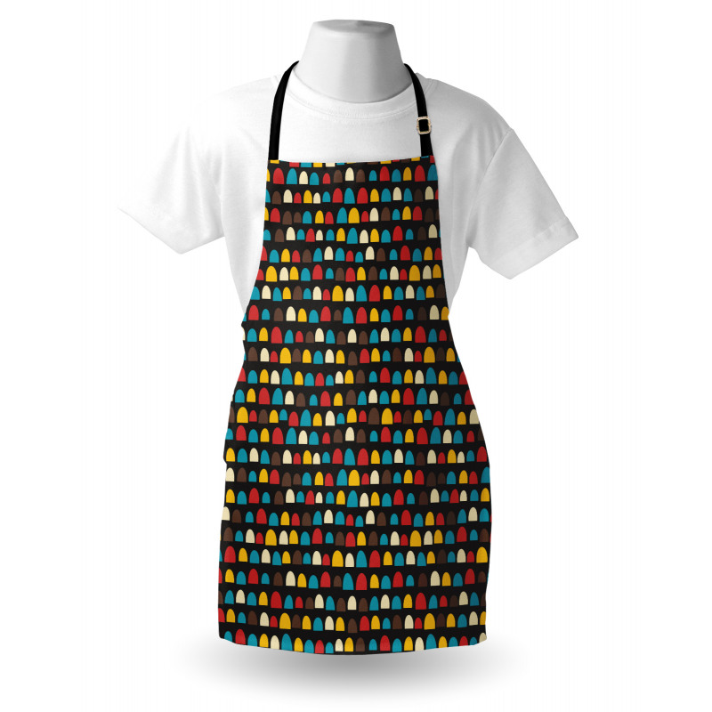 Retro Half Circles Apron