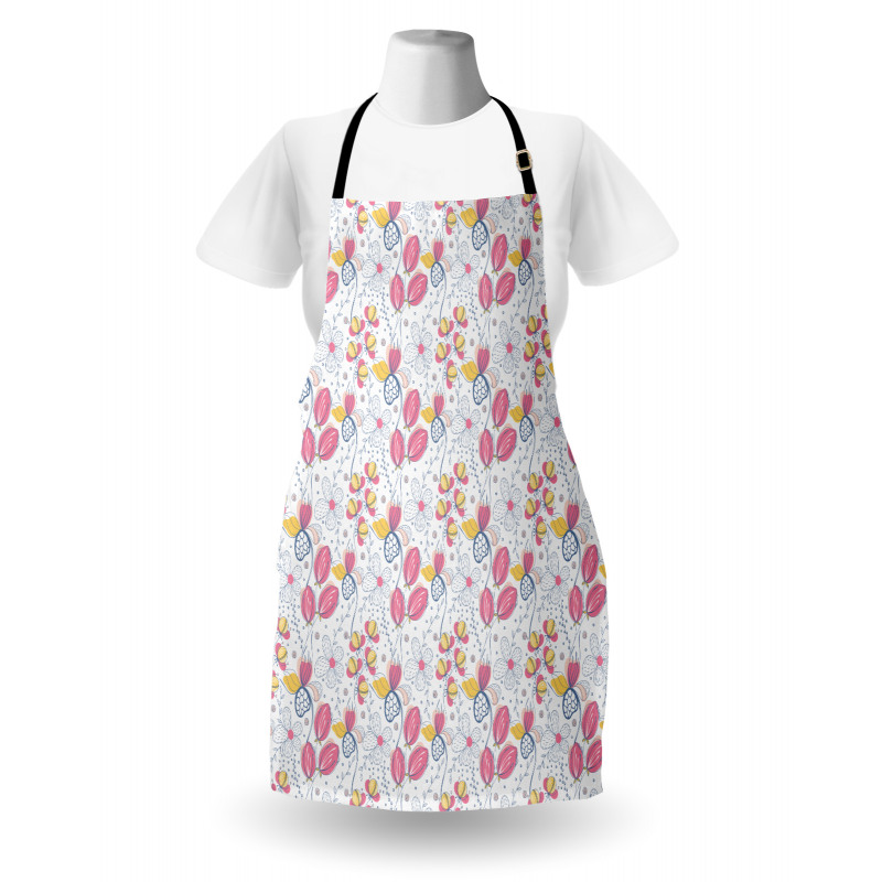 Spring Blooms Pattern Apron