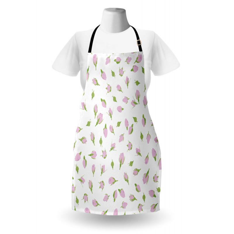 Rosebuds Romantic Nostalgic Apron