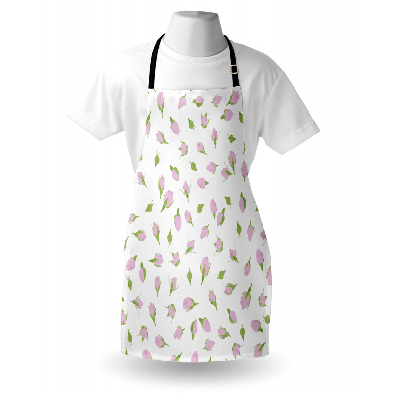 Rosebuds Romantic Nostalgic Apron