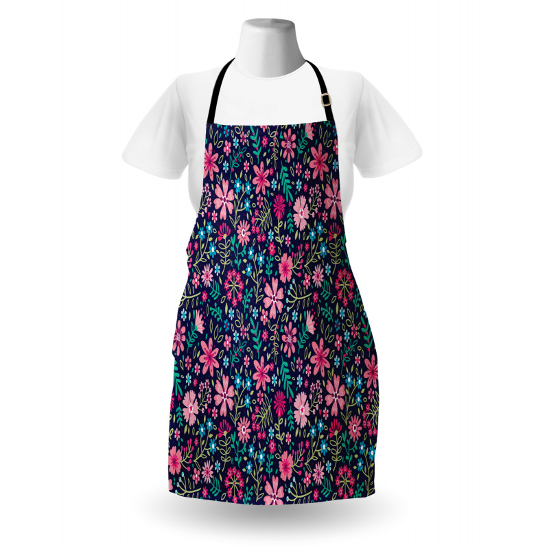 Vibrant Lily Bouquets Apron