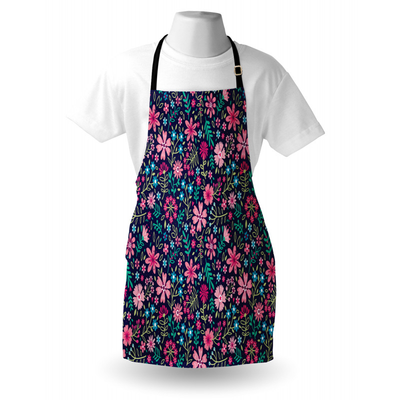 Vibrant Lily Bouquets Apron