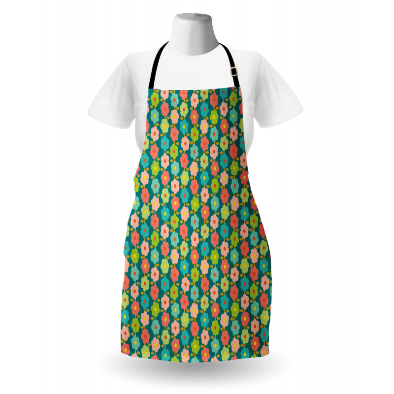 Vibrant Springtime Daisies Apron