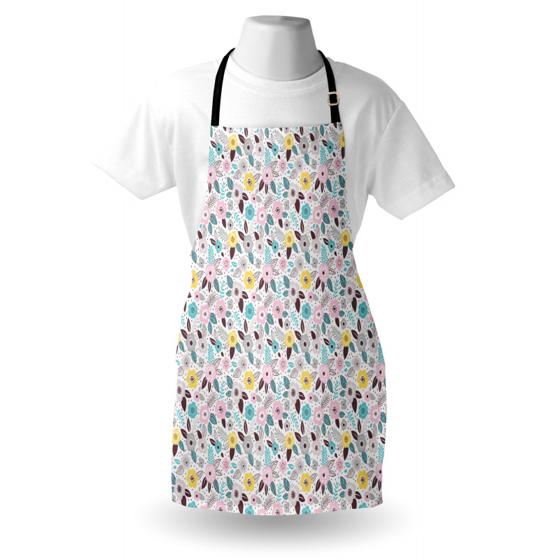 Doodle Art Summer Nature Apron