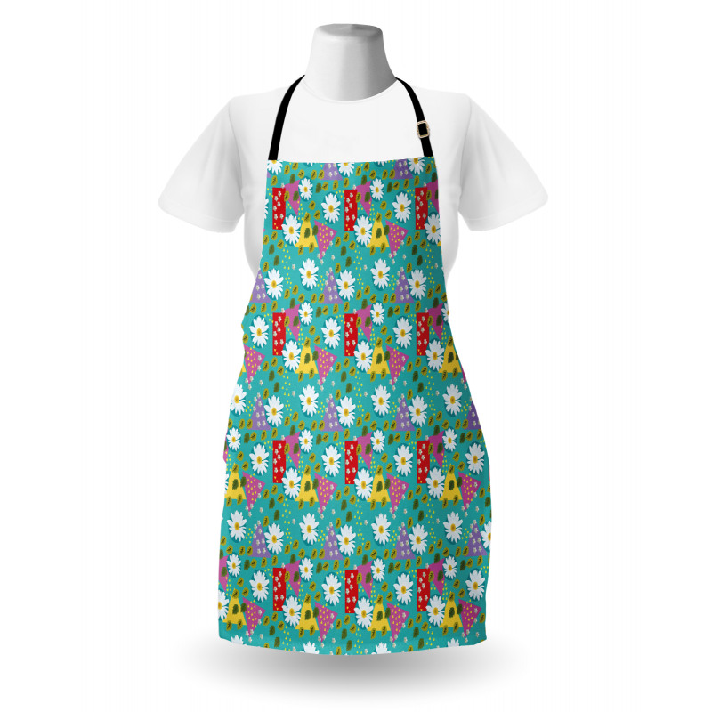 Blossoming Daisies Leaves Apron