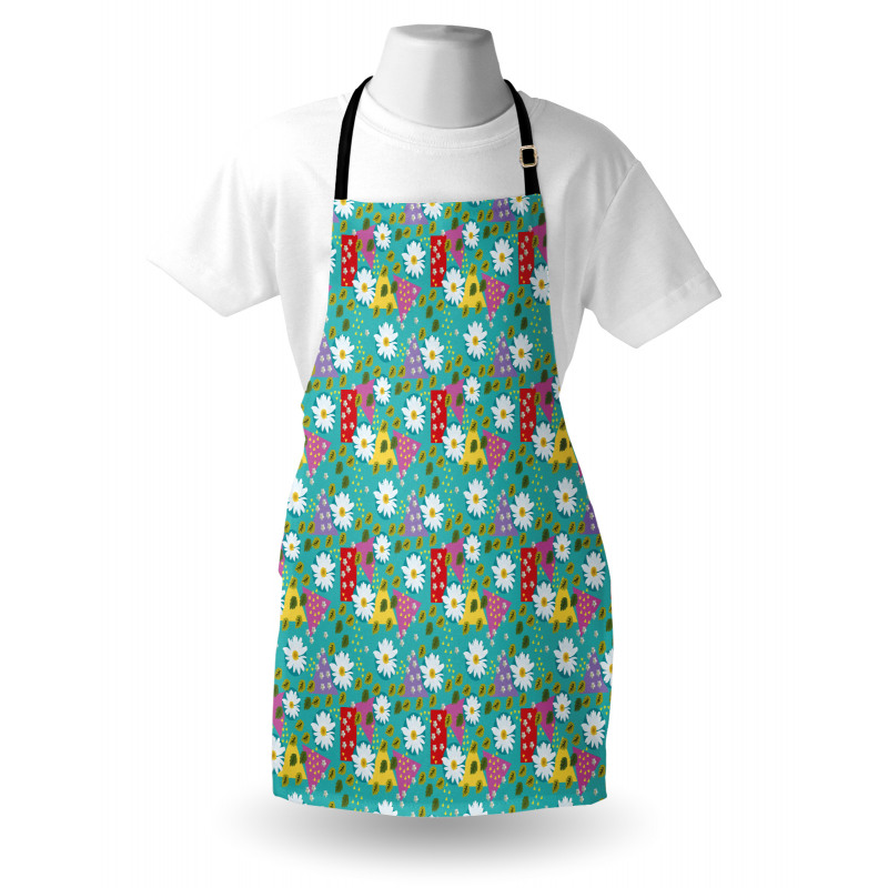 Blossoming Daisies Leaves Apron