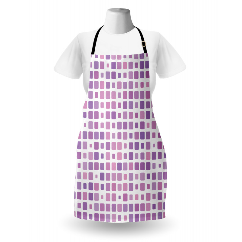 Random Ombre Square Tiles Apron