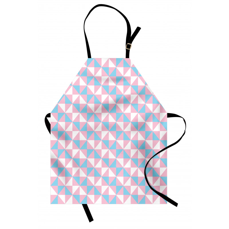 Diagonal Square Shapes Apron