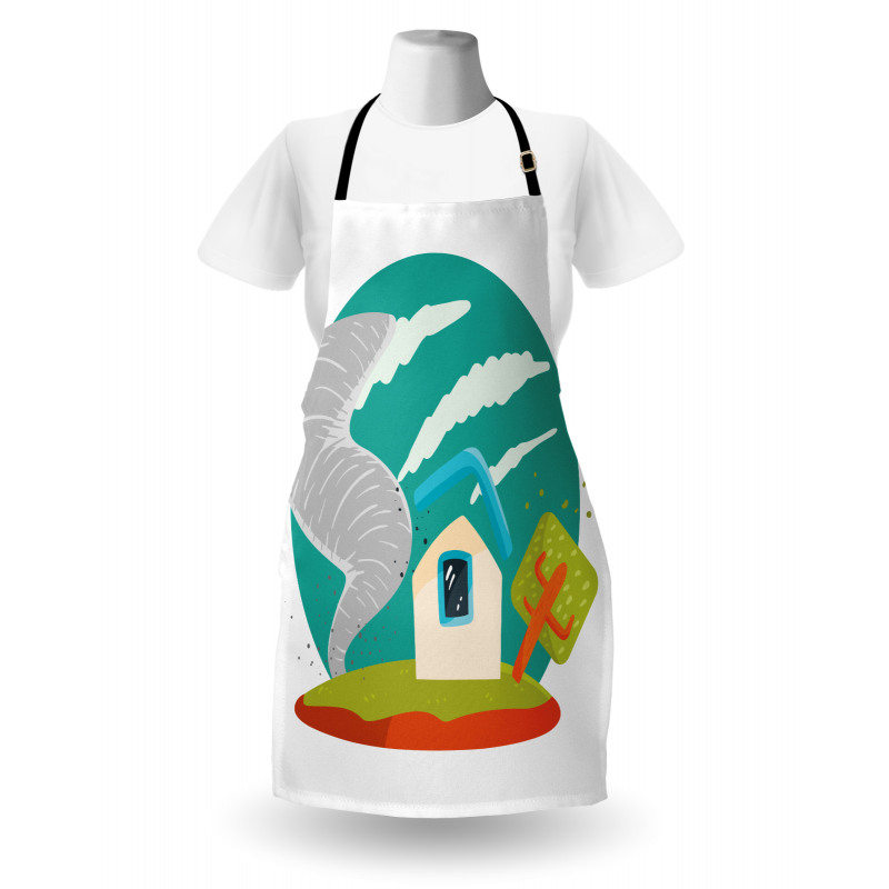 Cartoon Style Whirlwinds Apron