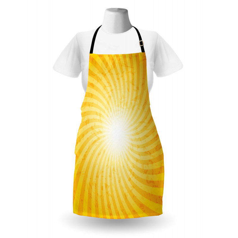 Sunburst Spiral Stripes Apron