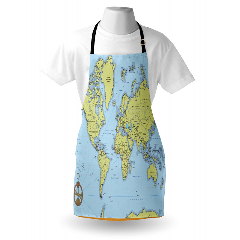 Adventure Detailed Map Apron