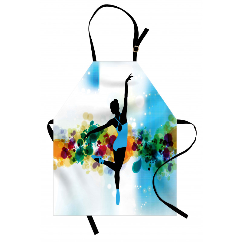 Dancer on Abstract Backdrop Apron