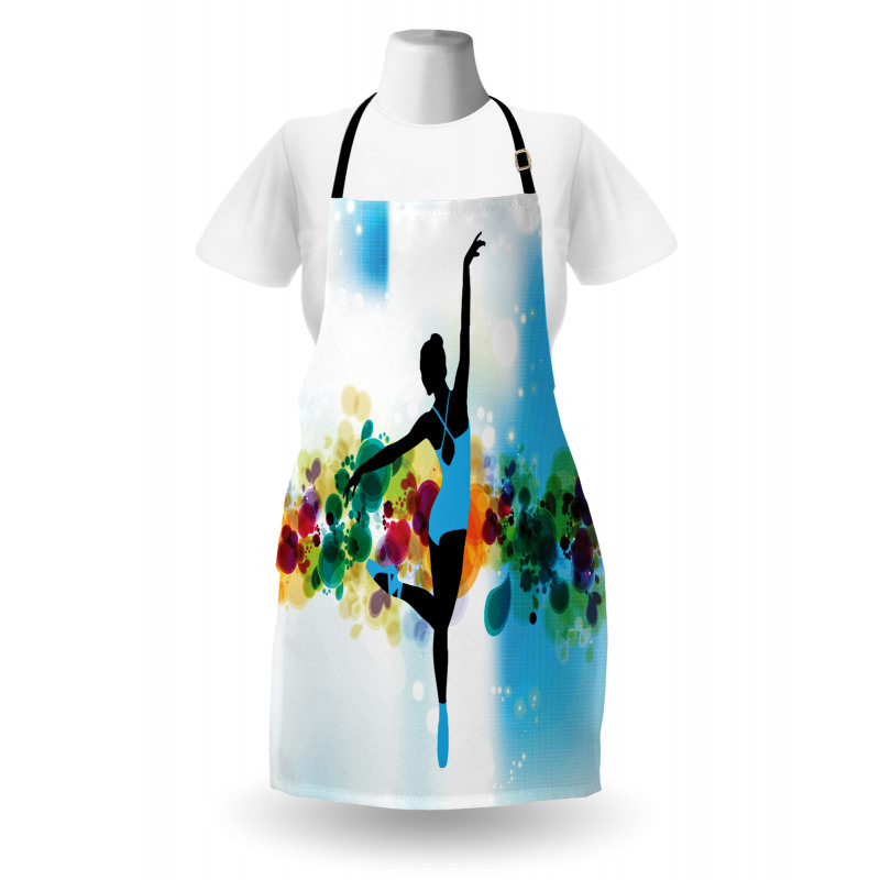 Dancer on Abstract Backdrop Apron