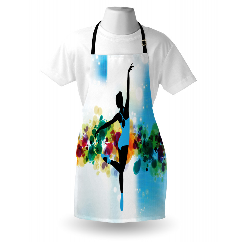 Dancer on Abstract Backdrop Apron