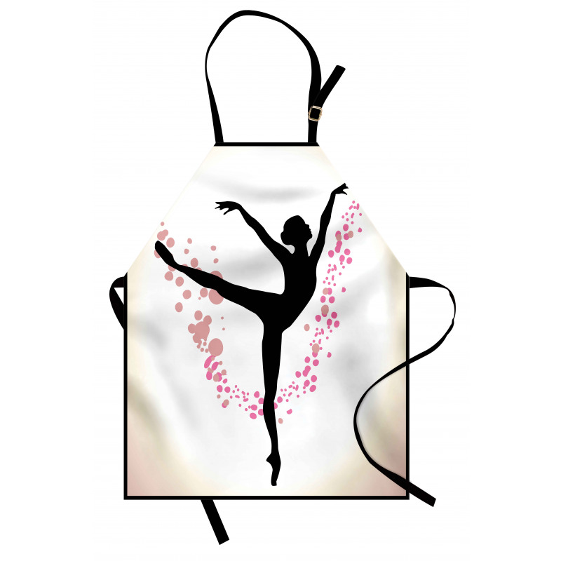 Woman Dancer Color Spots Apron