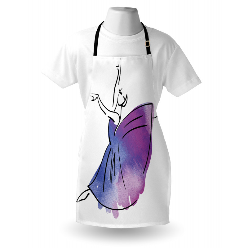 Doodle Style Ballerina Apron