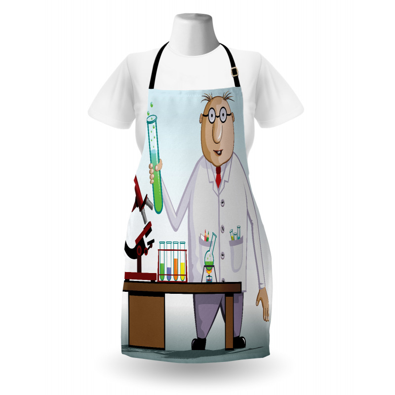 Scientist Chemist Test Tubes Apron