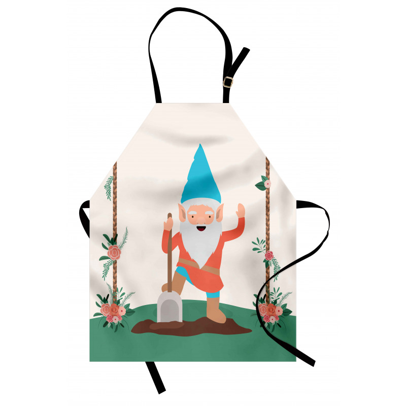 Funny Character in the Garden Apron