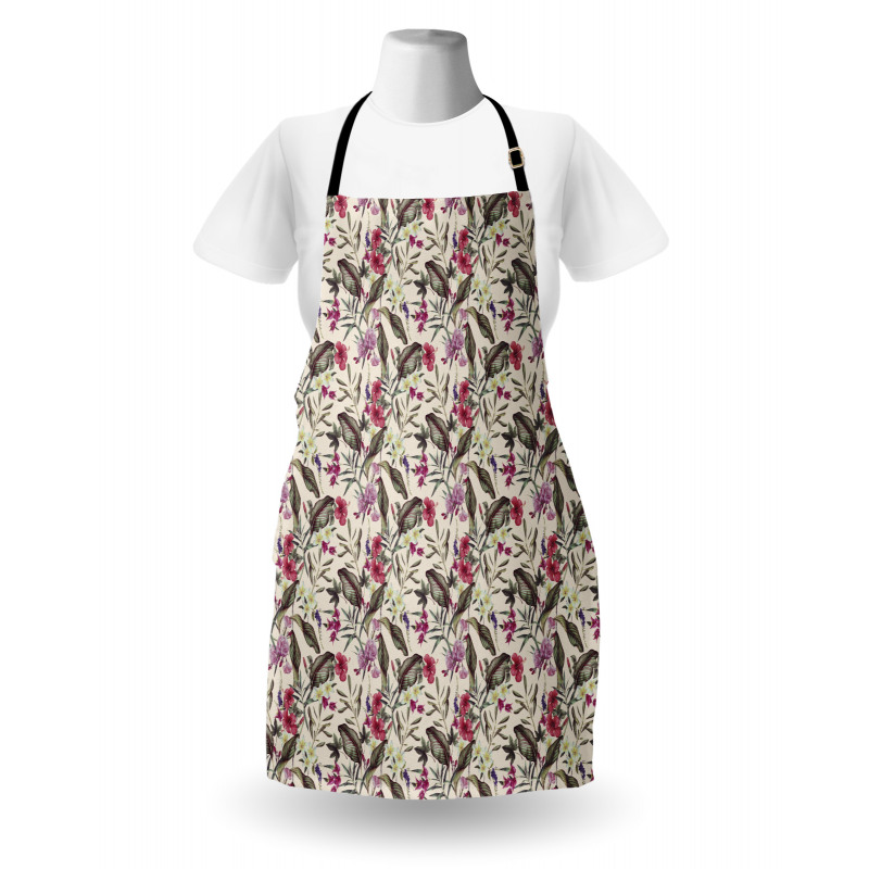 Exotic Aloha Hibiscus Apron