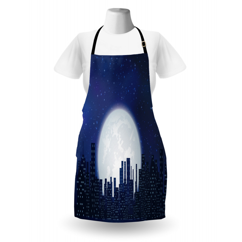 Moon Stars and City Apron