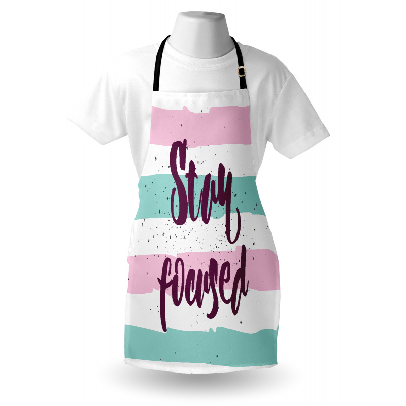 Horizontal Pastel Stripes Apron