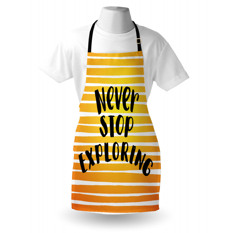 Never Stop Exploring Ombre Apron