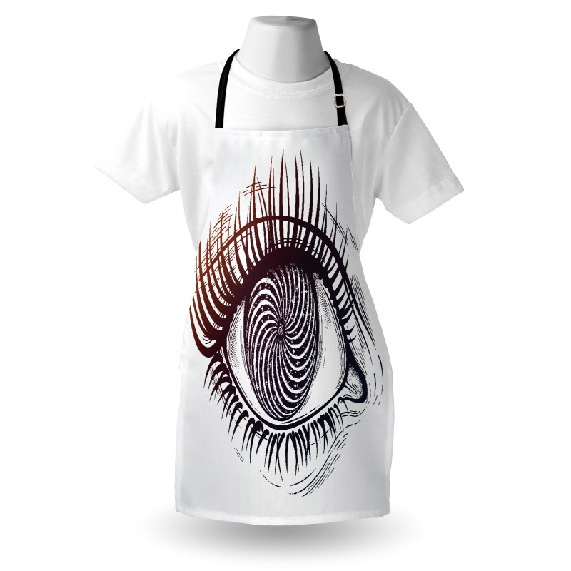 Outer Space Vortex Pupil Apron