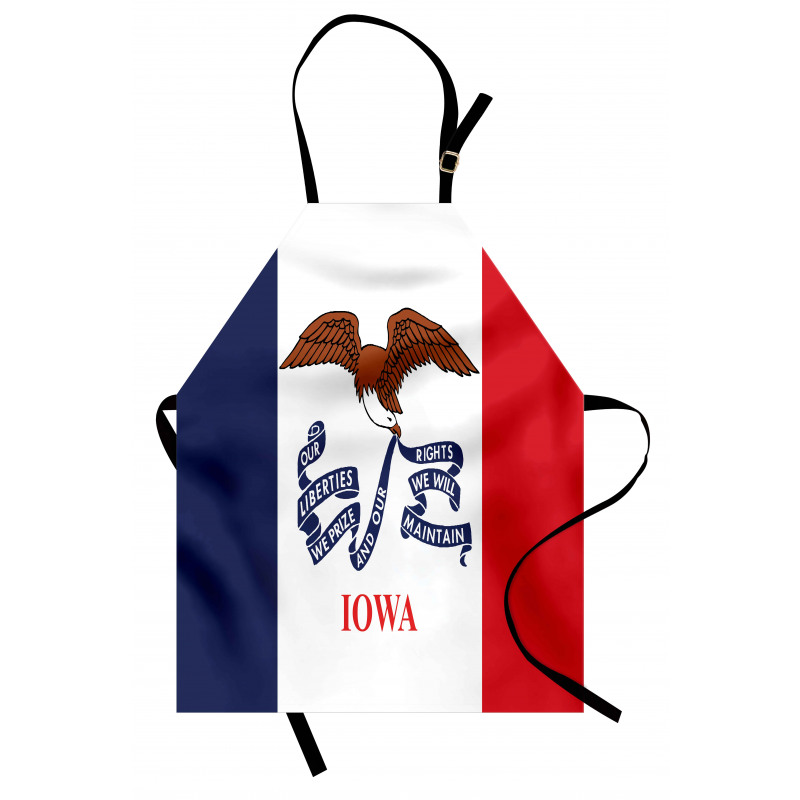 Flag Eagle and Words Apron