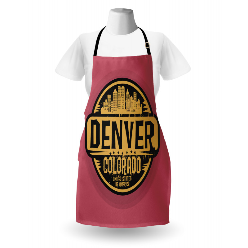 Denver Grunge Urban City Apron