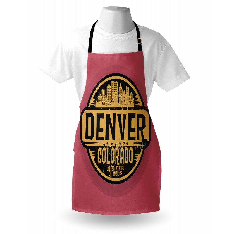 Denver Grunge Urban City Apron