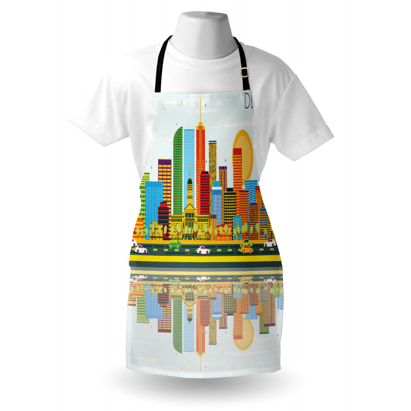 Denver Skyline Old Town Apron