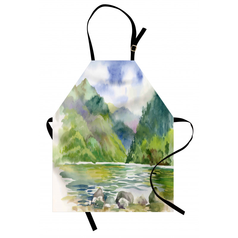 Summer River with Trees Apron