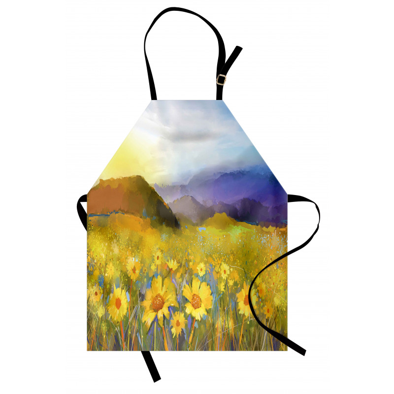 Daisy Blossoming Meadow Apron