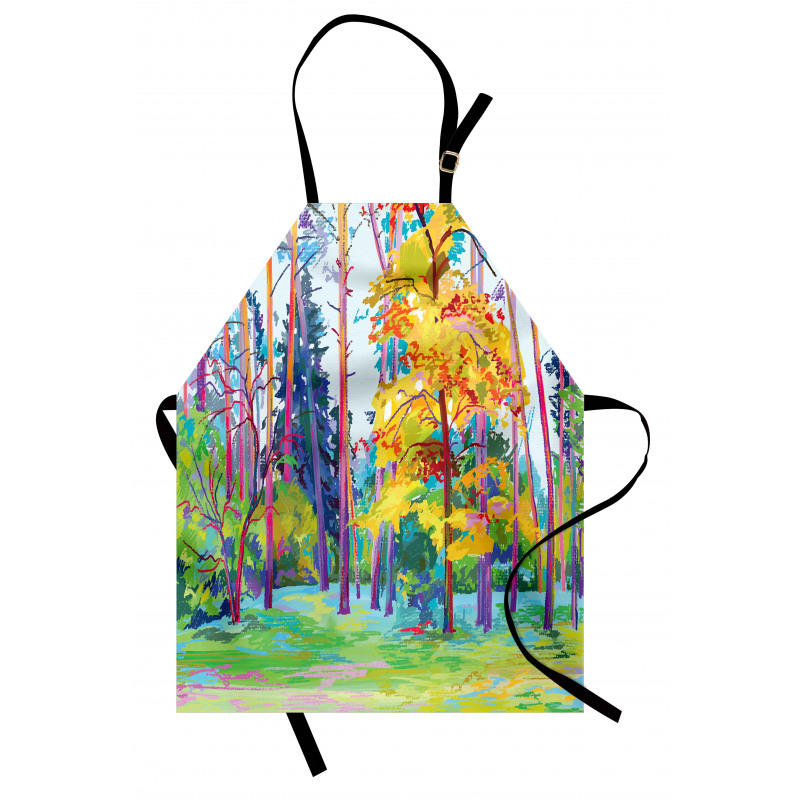 Spring Forest Painting Apron