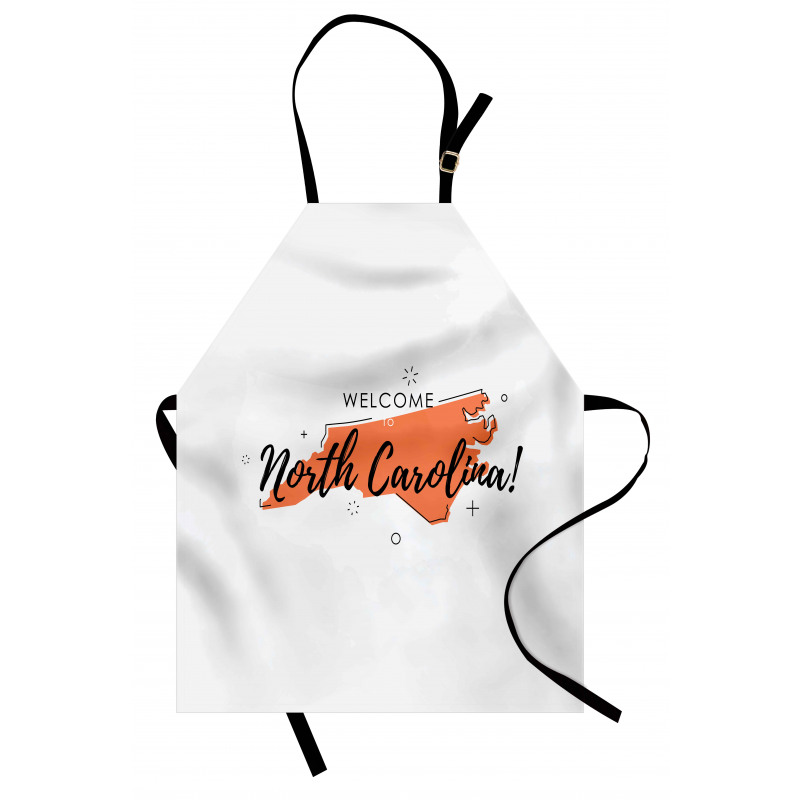 Welcome Sign USA Map Apron
