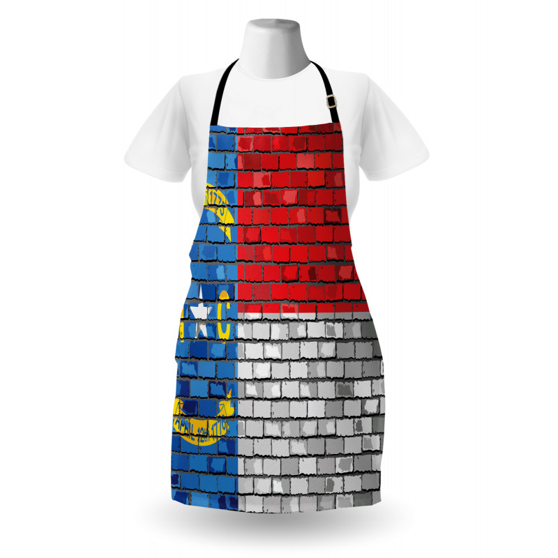 North Carolina Brick Wall Apron