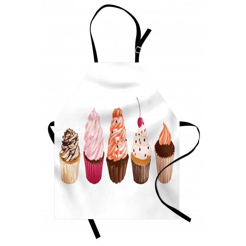 Cakes with Frosting Topping Apron
