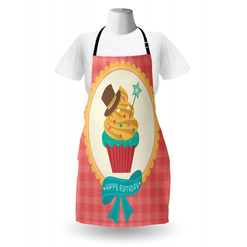 Happy Birthday Calligraphy Apron