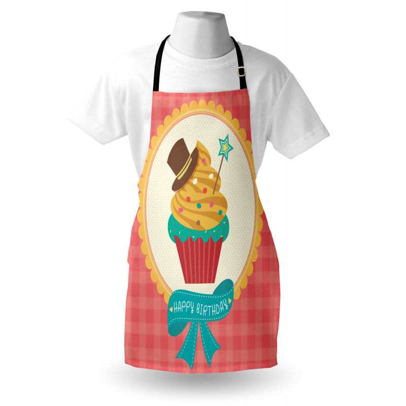 Happy Birthday Calligraphy Apron