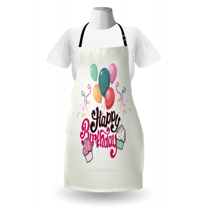 Happy Birthday Party Theme Apron