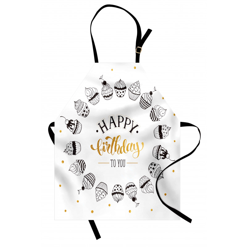 Happy Birthday to You Words Apron