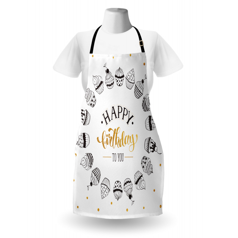 Happy Birthday to You Words Apron