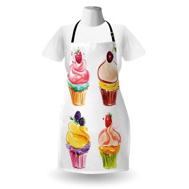 Pastel Watercolor Bakery Apron