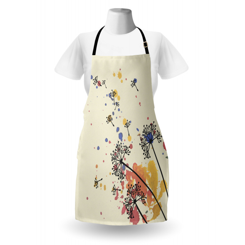 Blowball Seed Color Stain Apron