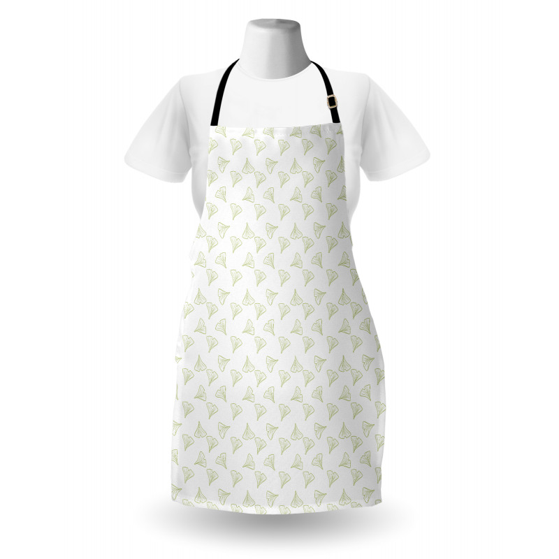 Maidenhair Green Tree Leaves Apron