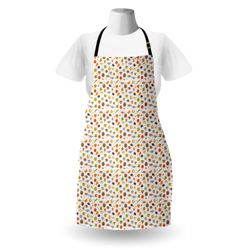 Japanese Sea Food Concept Apron